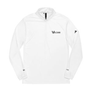 Vecur Embroidered Quarter-Zip Pullover — adidas Performance Polo